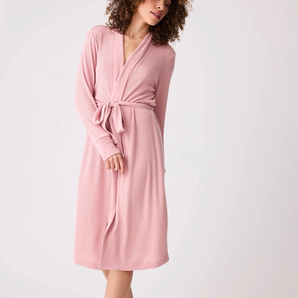 PJ Salvage Soft Pink Women's Robe Small